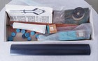 Vtg Brunswick Pool Stick Cue Tip Repair Kit W Old Chalk Box