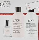 3pc Philosophy Amazing Grace Gift Set Shower Gel   Body Lotion   Eau De Toilette