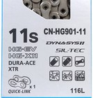 Shimano Cn-hg901 11-speed 116l Hollow-pin Dura-ace   Xtr Bike Chain   Quick-link