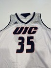 Game Worn Used Jersey Uic Flames Illinois Chicago Basketball Men   s Size 2xl  35