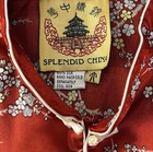 Traditional Chinese Floral Silk Jacket   100  Silk   Vintage Splendid China