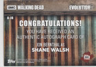 Topps  2017 Walking Dead Evolution Autograph Auto  A-jb Jon Bernthal  99 Zl