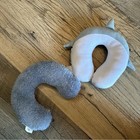 Infant Neck Support Pillow Gray And White Kids