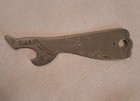 Vintage Shoe Can Opener Advertising Pat 1912 Kinkaid Confectionary 3 Inch