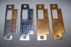 Vintage  Used  Heavy  Door Strike Plates - See Description