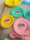 Vintage Kitchen Collection Children s Toy Dishes Utencils Lot Of 15