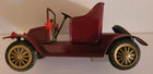 Red Vintage 6 5  1950 s-60 s Made In Japan Tin Litho Toy Friction Car