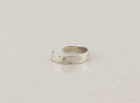 Sterling Silver Hammered Band Toe Ring Size 2 1 2 Adjustable