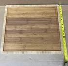 Xl Bamboo Cutting Board   Universal Silent Top Camco 43541    19 5in X 17in
