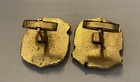 Rare Vintage Shield Coat Of Arms Family Crest Cuff Links