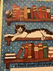 Vintage Antioch Gummed Bookplate  35 Sassy Cat A Book From The Shelf  Of Usa