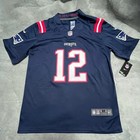 Tom Brady Signed New England Patriots  12 Jersey     Beckett Coa