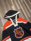 New Nhl Lacer Jersey Style Mid Weight Cotton Black Hoodie Men s Sz M