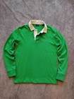 Gant Men s Emerald Green Rugby Shirt Jersey Long Sleeve Woven Size Medium
