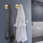 Bath Towel Hooks- Sus 304 Stainless Steel Robe Hook Holder  Heavy Duty Coat Hook