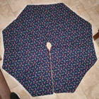 Handmade Christmas Tree Skirt With Poinsettias  Angels And Lace Trim