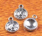Mixed Set - 8 New Sports Ball Charms Soccer Football Basketball Baseball 2 Each
