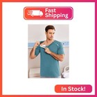 Deyeek Men s Port Shirt For Chemo Access  Dialysis Cancer Post Surgery Top