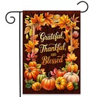 Briarwood Lane Thanksgiving Thankful Blessings Double-sided Garden Flag 12x18