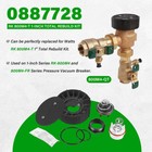 For 1  800m4 And 800m4-fr Series Pressure Vacuum Breaker Repair Kit 0887728