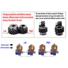 1 1 5 2 Modulus Helical Gear With Step 45   Right Spiral Motor Transmission Gear