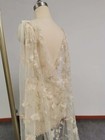 Champagne 3d Lace Floral Wedding Cape Bridal Bolero With Pin Wedding Accessories