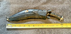Antique Original Gurka Kukri Knife With Leather Sheath   Chakmak  And Karda