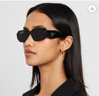 Prada Pr17ws 1ab5s049 Women s Sunglasses 49 Mm Black   Dark Grey Lens