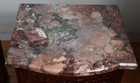 1900 Antique French Louis Xvi Walnut   Satinwood Marble Top Pair Of Nightstands