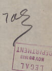 Thomas A  Edison - Typed Letter Signed 11 27 1923 Co-signed By  William A  Hardy
