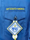 Cub Scout Boy Scouts Bsa Uniform Youth Medium 10-12 Blue Long Sleeve Union Made