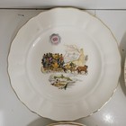 Lot Of 8 Vtg State City England Decorative Souvenir Plates Home Decor Lace Edge