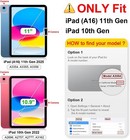 Backlit Keyboard Case For Ipad  a16  11th Gen ipad 10th Gen Soft Tpu Back Cover