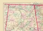 Historic State Map - Georgia Alabama - Asher 1874 - 23 X 31 72