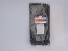 100 Pack 12 Inch Black Heavy Duty Zip Ties 120 Lbs Cable Ties