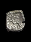    india    Ancient Gandhara Janapada Authentic Old 600 Bc Silver Coin Bowl Shaped