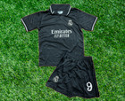Soccer Fan Jersey   9 Charcoal Away Kids  Youth Jersey  Football Player
