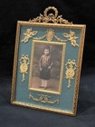 Exquisite French Bronze Frame   5 1 4   X 7 3 4   