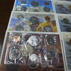 Lot Of  12  1985 To 1996 Royal Canadian Mint Uncirculated 6 Coin Sets