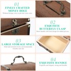 1pc Retro Small Chest Wooden Box Memory Box For Keepsakes Treasure Chest