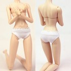 3pcs lot Solid White Soft Underwear For 11 5  Doll Undergarment Handmade Briefs