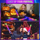 Taotuo 20pk Led Foam Glow Sticks  3 Modes Color Flashing For Party Raves