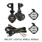2pcs Led Fog Lamp Auxiliary Driving Light For Bmw K1600 R1200gs R1100gs F700gs