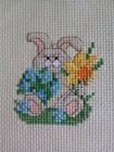 Finished Completed Cross Stitch    easter - Lot Of 3 