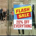 Sale 20   Everything   Full Color Vertical Vinyl Display Banner With Grommets