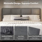 All-in-one Adjustable Bed  Queen   modern Minimalist Design   synchronized Head