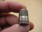 Antique Sterling Silver Thimble - King George Queen Mary Jubilee