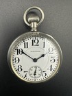 1915 Waltham 21j 16s Rail Road Grade 645 Pocket Watch In Waltham Display Case