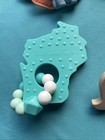 Bundle Of Baby Teethers Toys Set Of 4 Wisconsin Elephants Dinosaurs