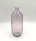Purple Glass Vase Decorative Bottle Farmhouse Table Centerpiece 13  Hand Blown